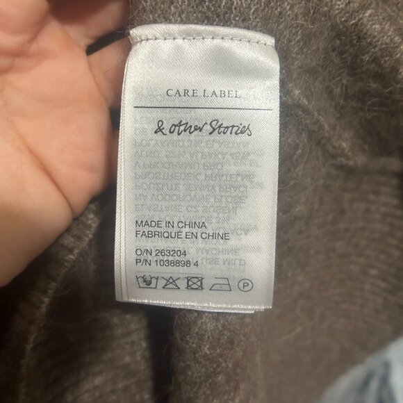 EUC Stockholm Atelier & Other Stoties Women's Brown Sweater Size Small - Picture 8 of 13
